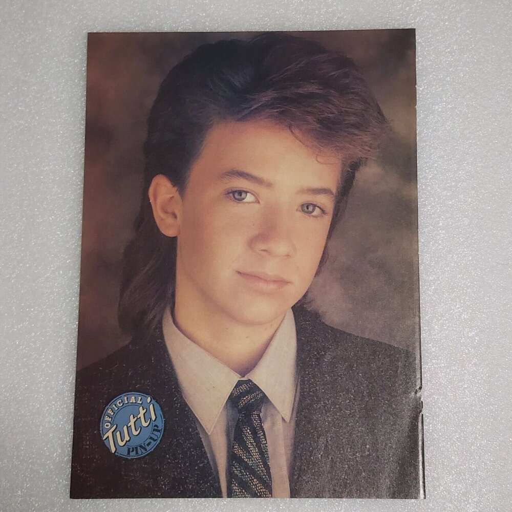 David Faustino & The Boys Motown poster pinup clipping vintage 8x10 1990s